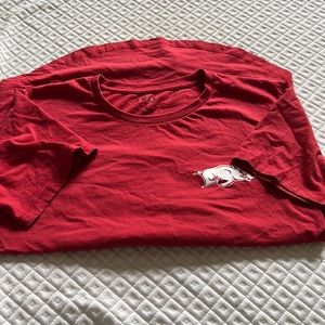 Razorback tshirt-longer In the back